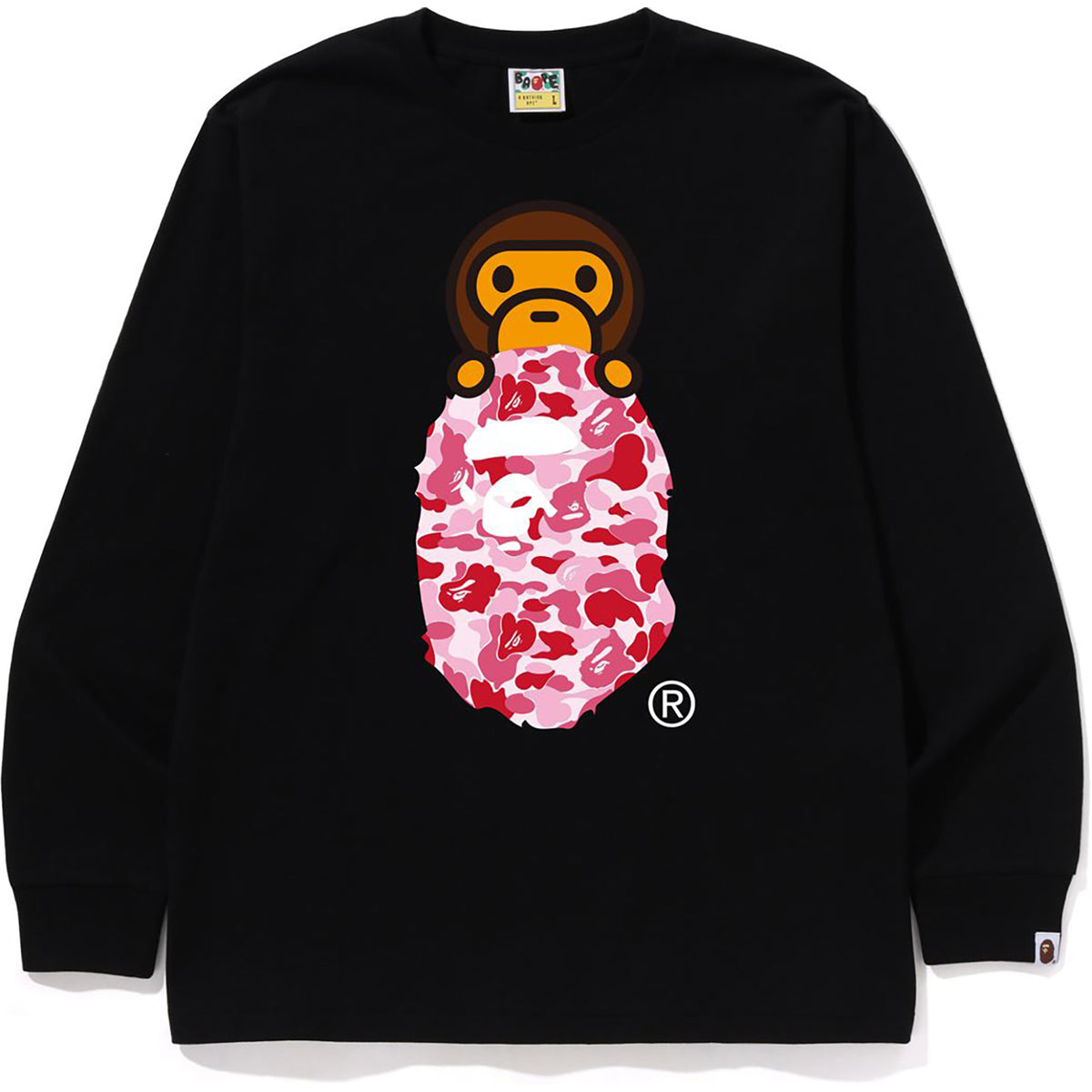 ABC CAMO MILO ON APE HEAD LS TEE MENS