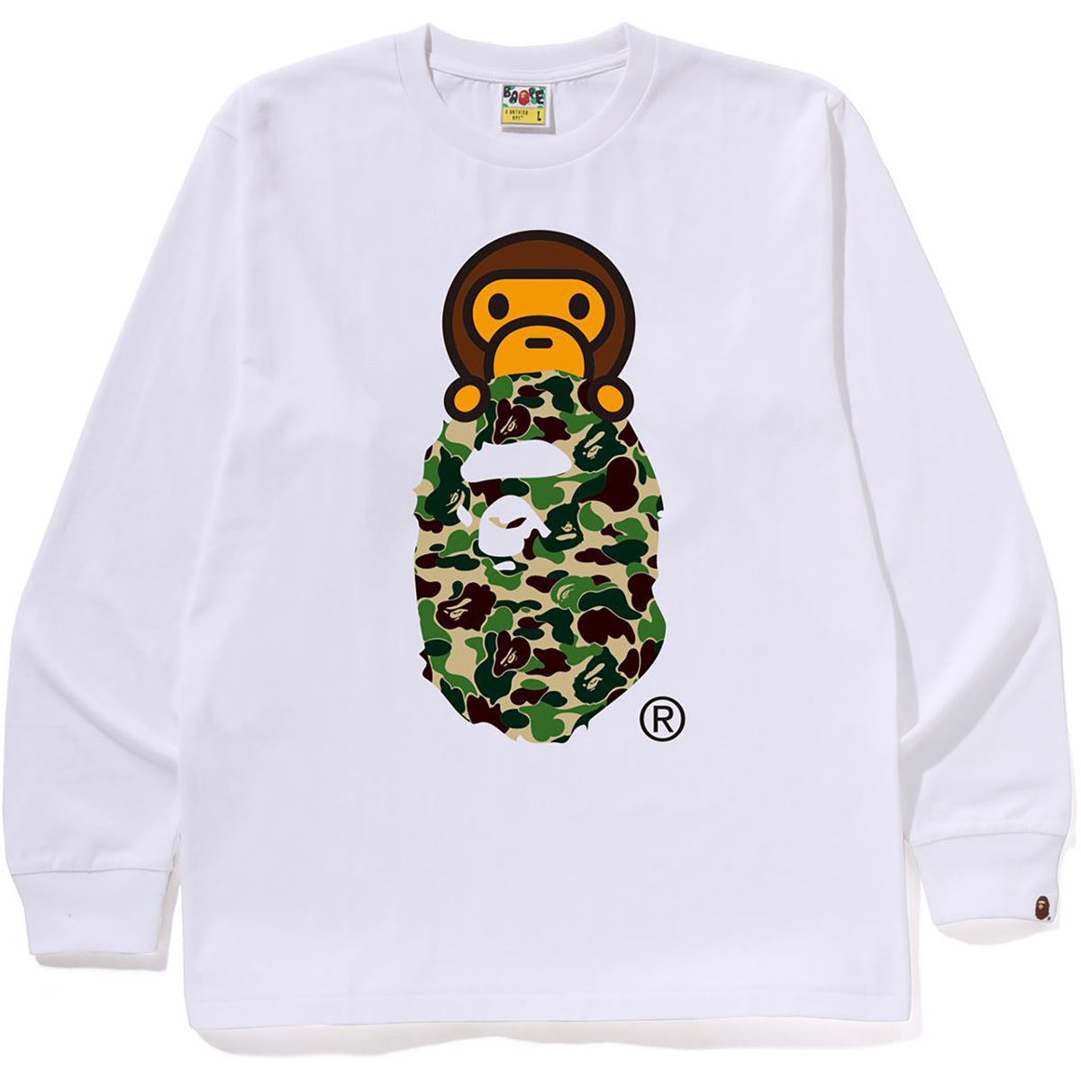 ABC CAMO MILO ON APE HEAD LS TEE MENS