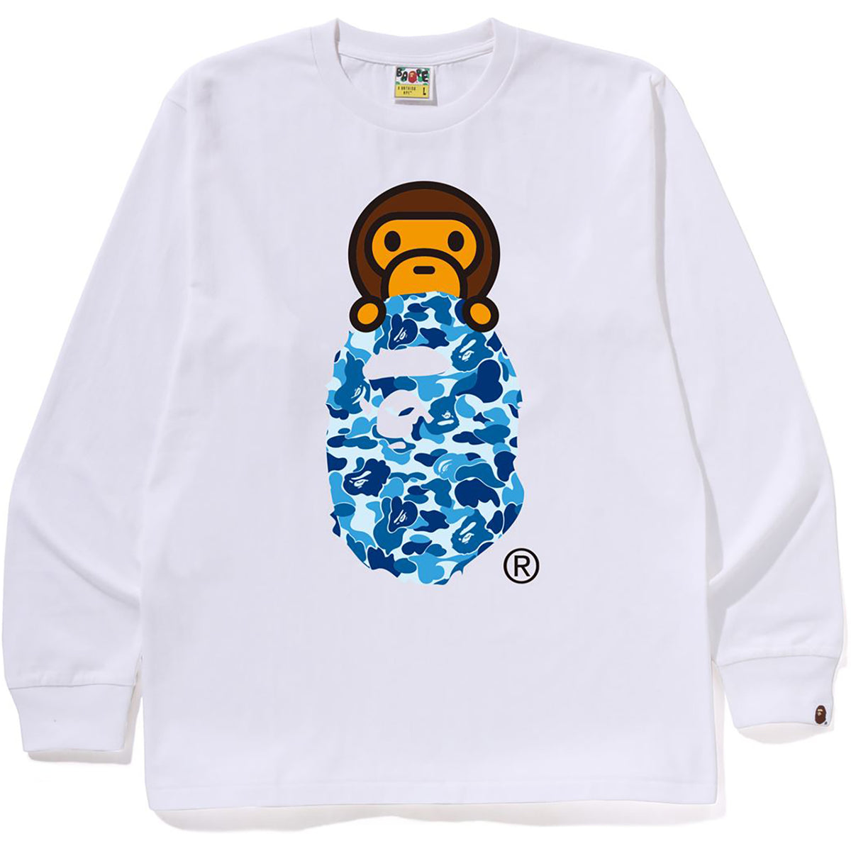 ABC CAMO MILO ON APE HEAD LS TEE MENS