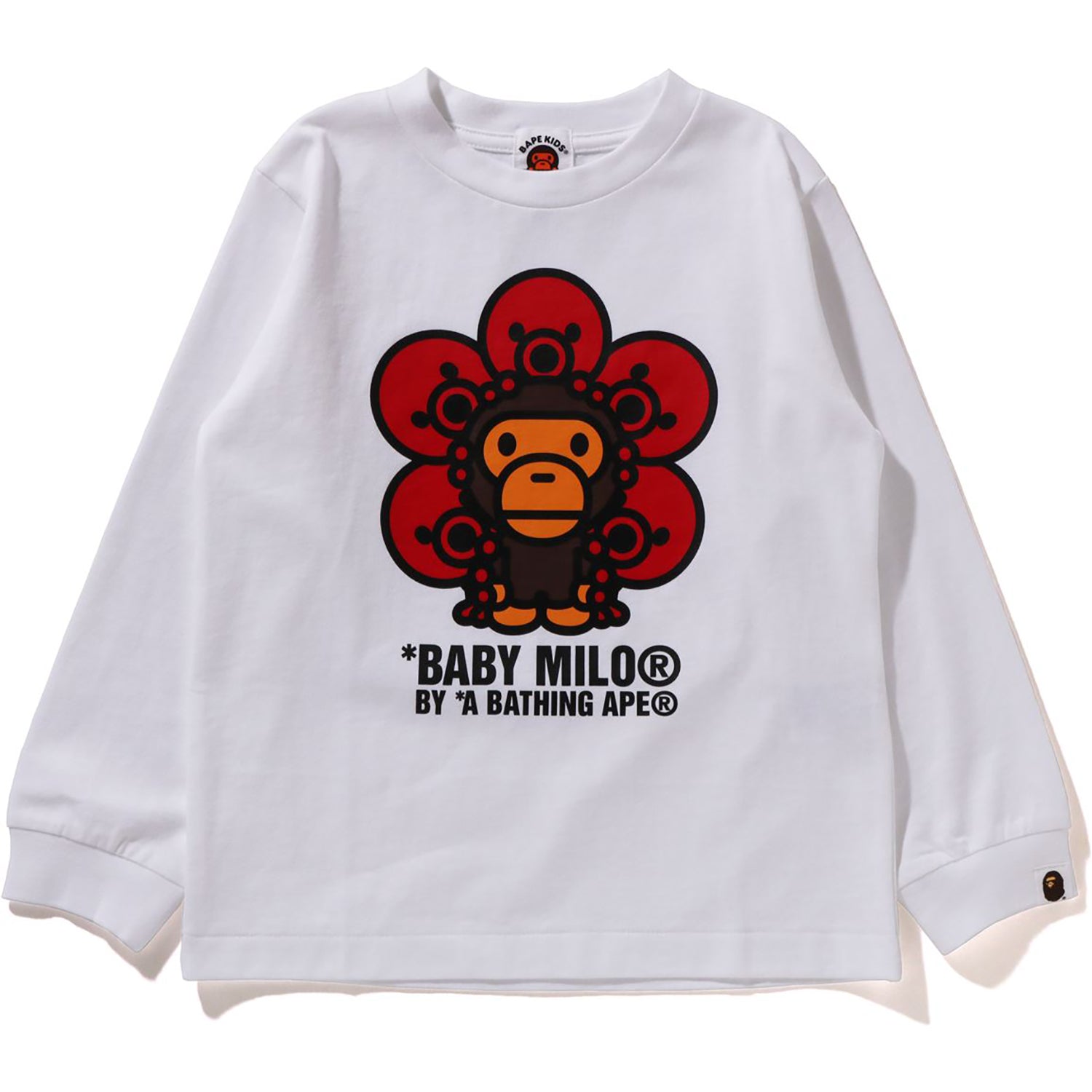 Bape babymilo kids hotsell long sleeve t shirt