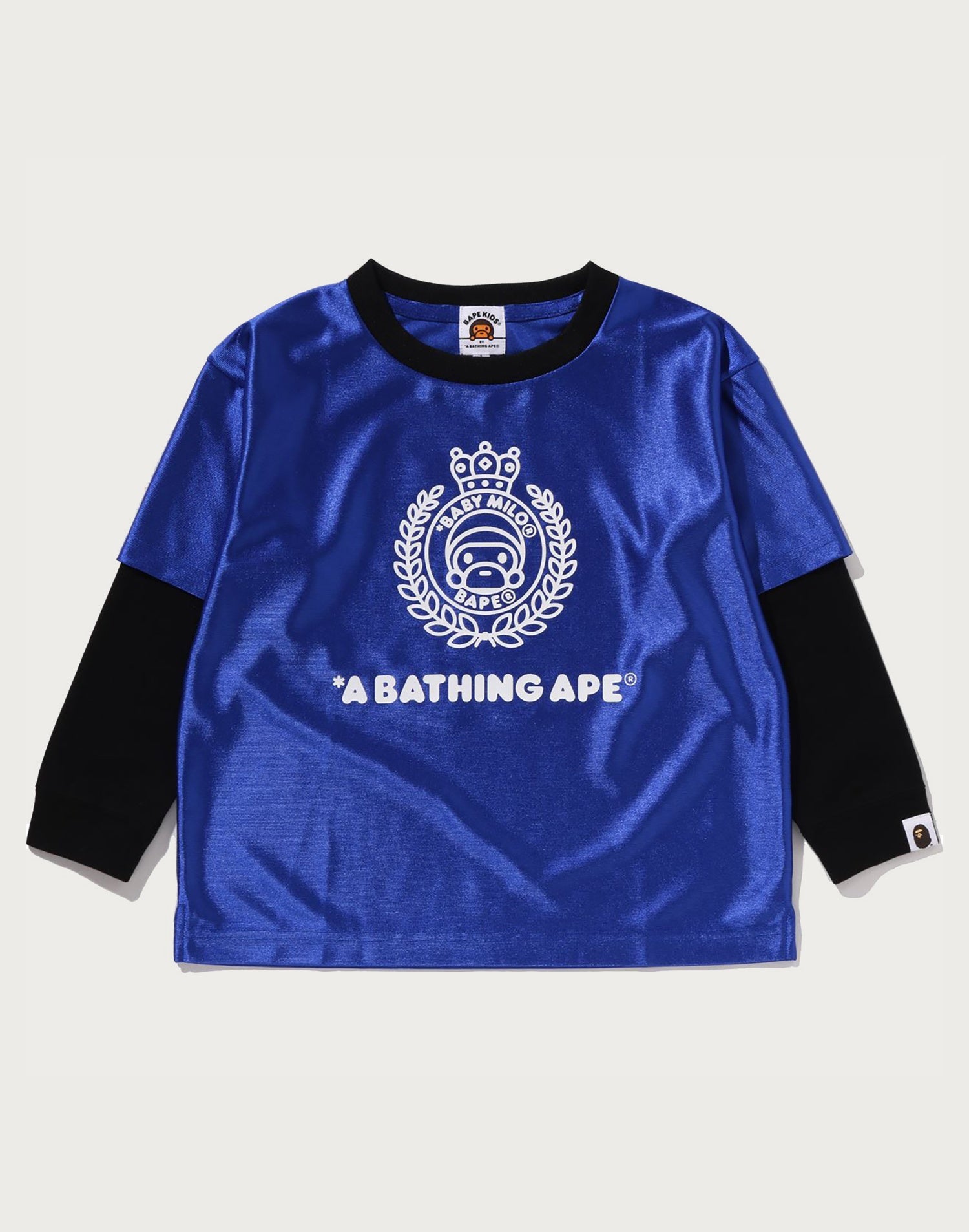 BABY MILO LAYERED RELAXED FIT LS TEE KIDS – us.bape.com