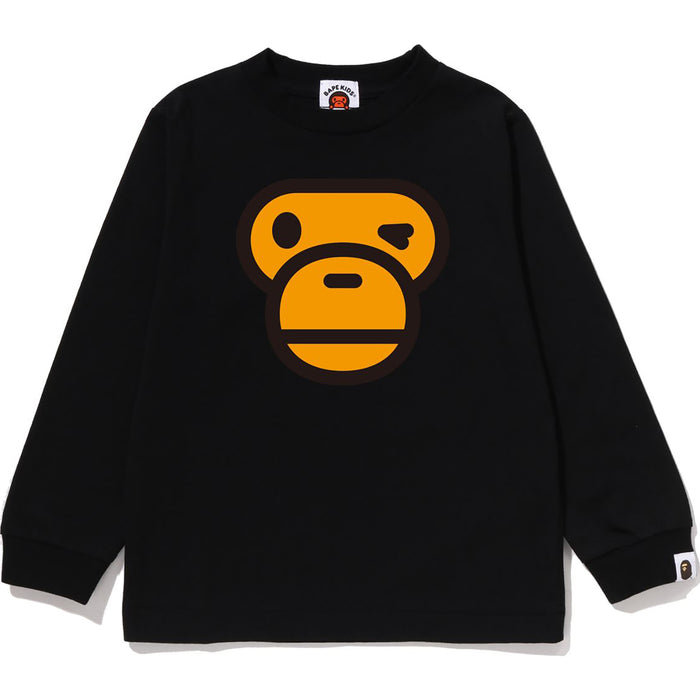 WINKING MILO FACE LS TEE KIDS