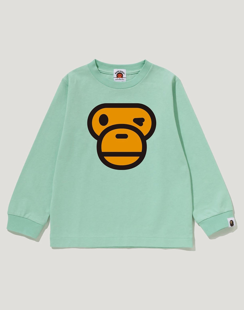 WINKING MILO FACE LS TEE KIDS