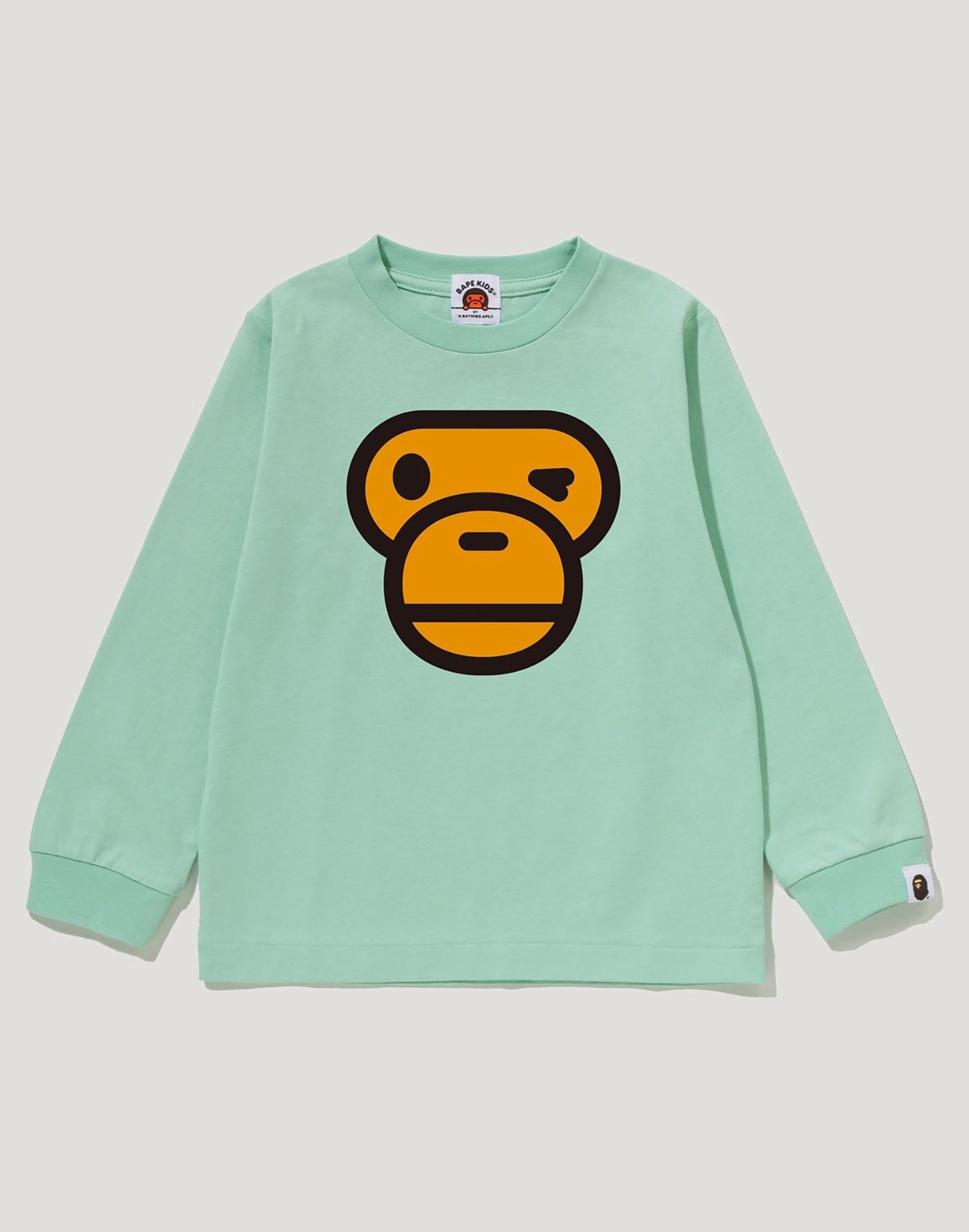 WINKING MILO FACE LS TEE KIDS