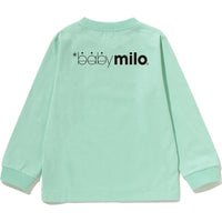 WINKING MILO FACE LS TEE KIDS