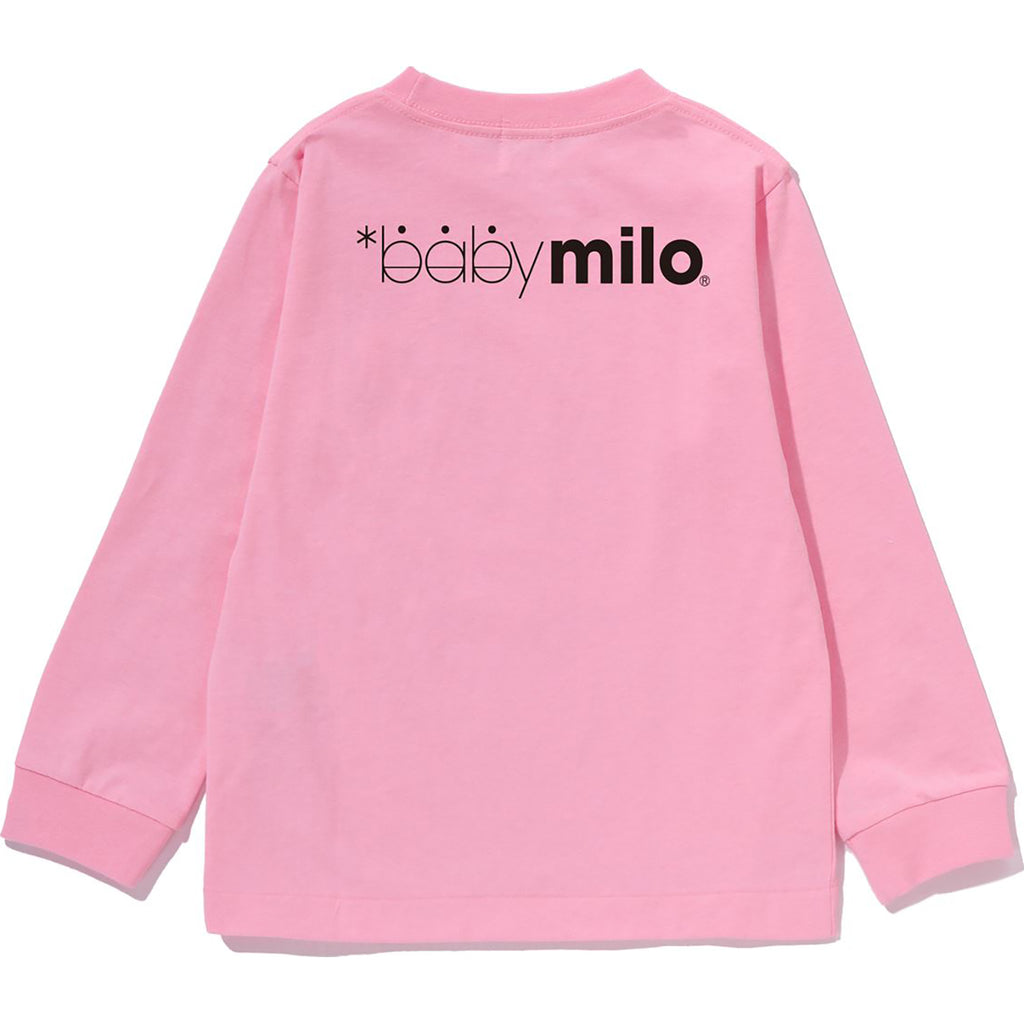 WINKING MILO FACE LS TEE KIDS