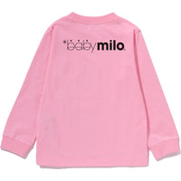 WINKING MILO FACE LS TEE KIDS