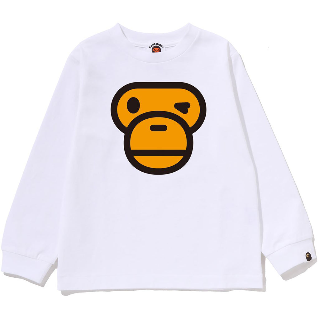 WINKING MILO FACE LS TEE KIDS