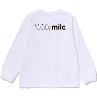 WINKING MILO FACE LS TEE KIDS