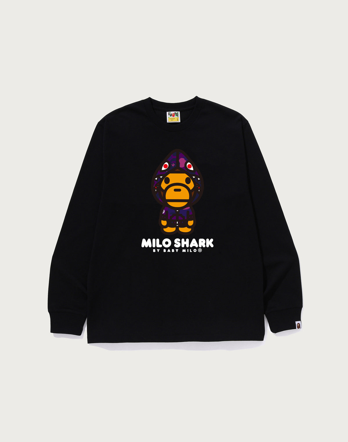 COLOR CAMO MILO SHARK FZH LS TEE MENS