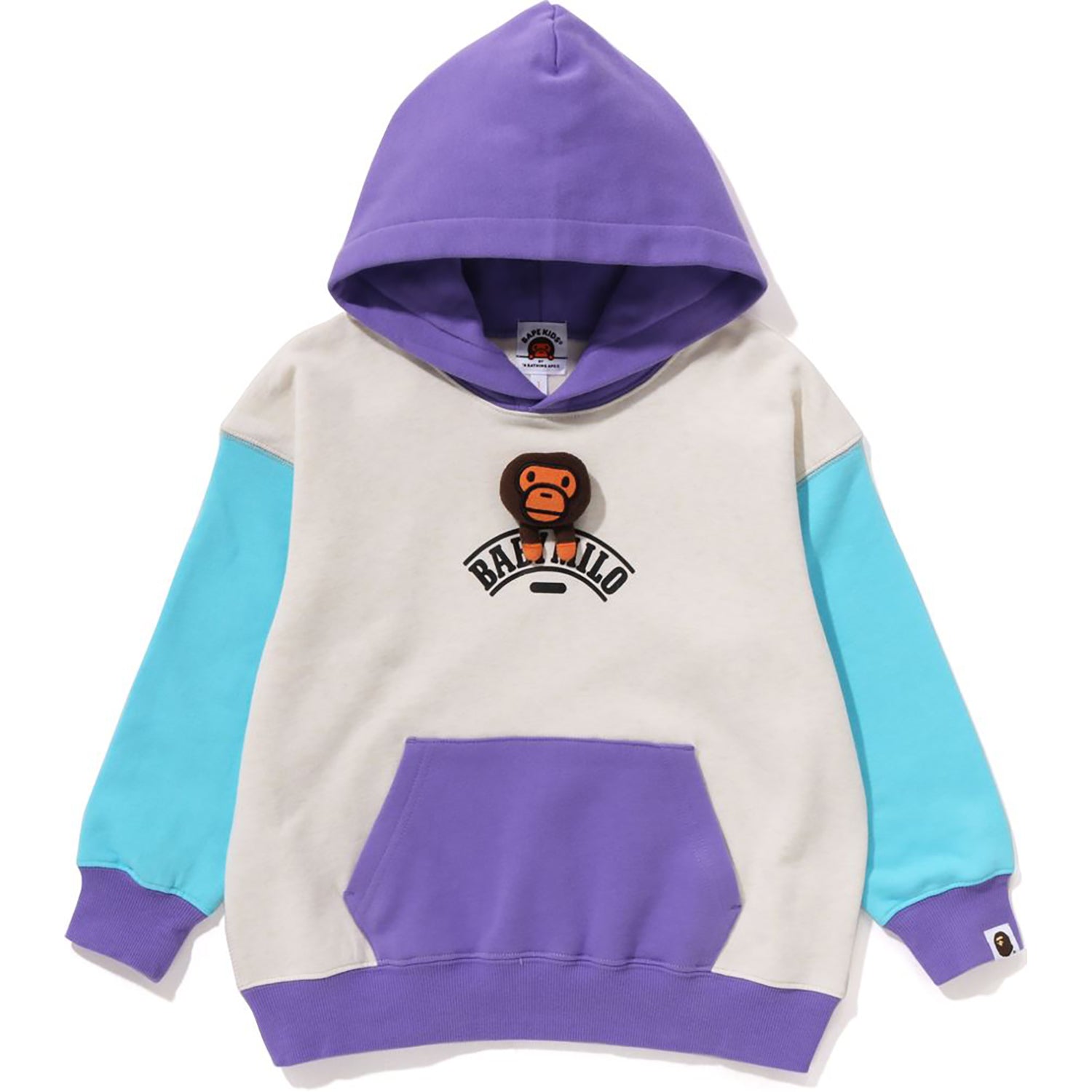 BABY MILO COLOR BLOCK PULLOVER HOODIE KIDS