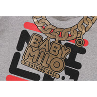 COLOR CAMO LAYERED RELAXED FIT PULLOVER HOODIE KIDS