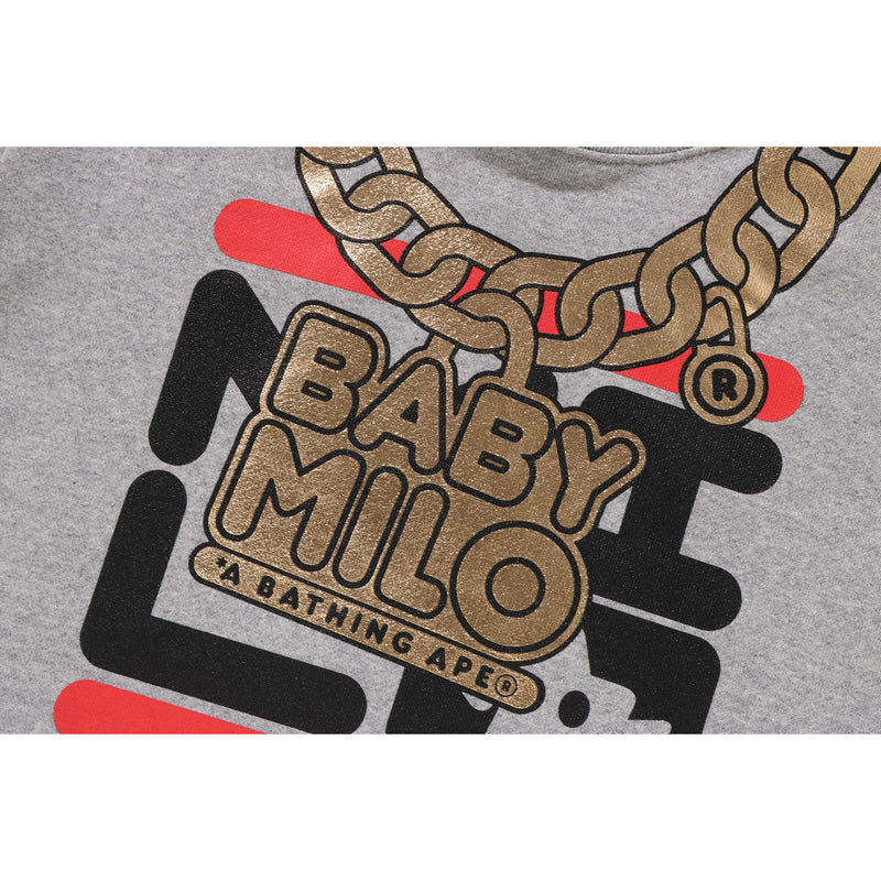 COLOR CAMO LAYERED RELAXED FIT PULLOVER HOODIE KIDS