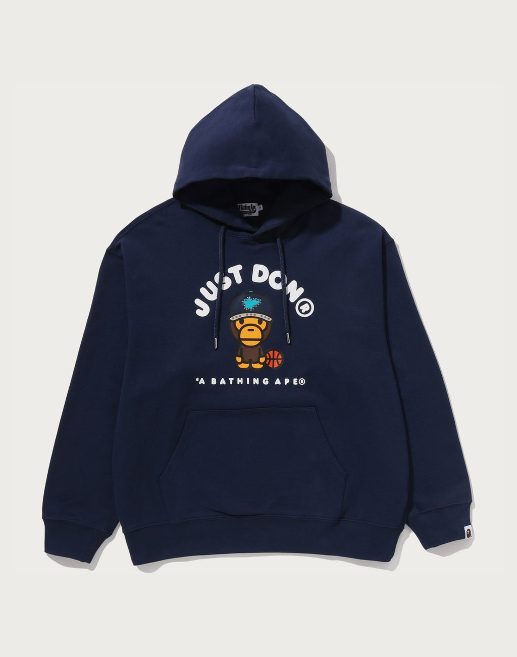 BAPE X JUST DON MILO RELAXED FIT PULLOVER HOODIE MENS