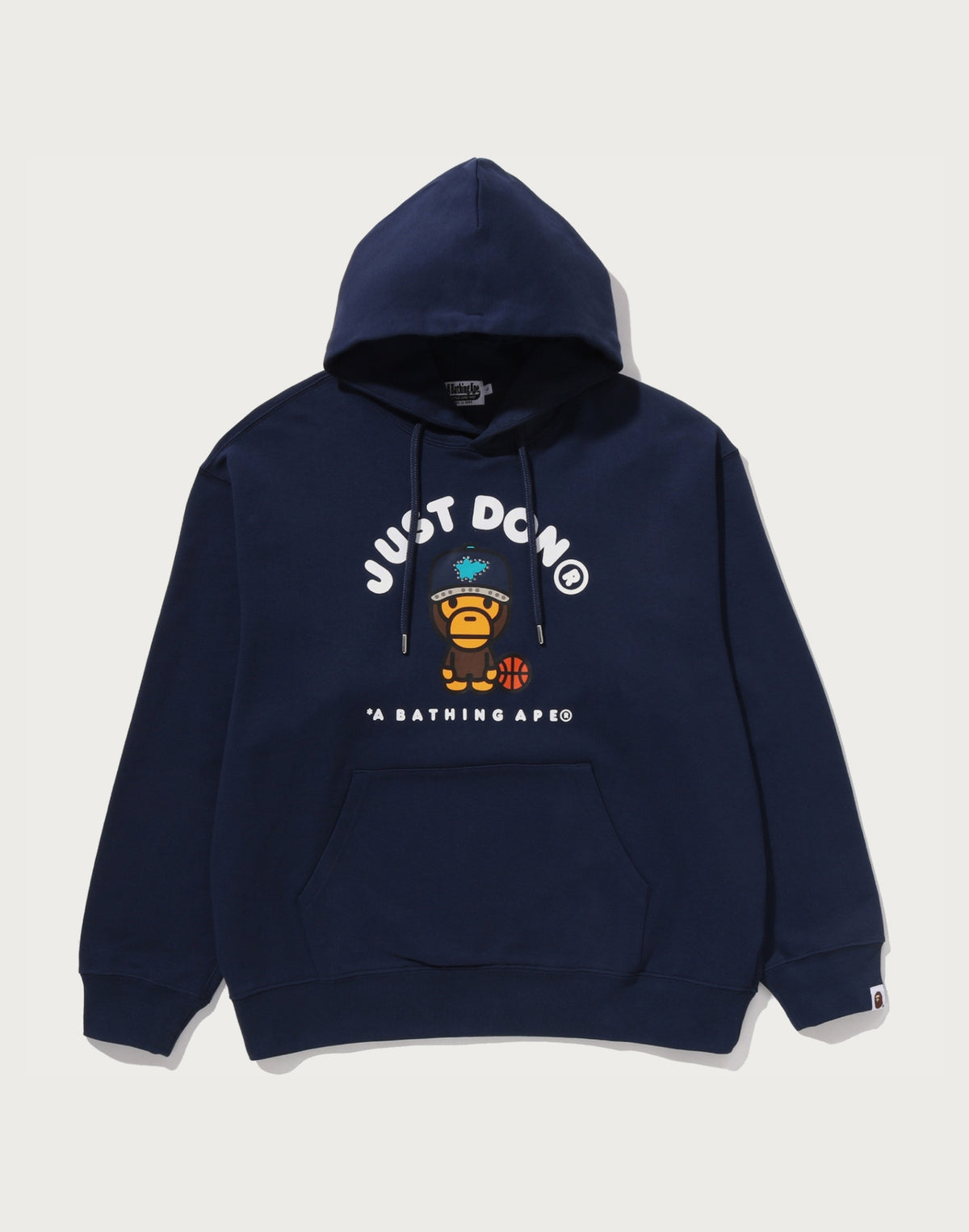 BAPE X JUST DON MILO RELAXED FIT PULLOVER HOODIE MENS