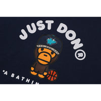 BAPE X JUST DON MILO RELAXED FIT PULLOVER HOODIE MENS