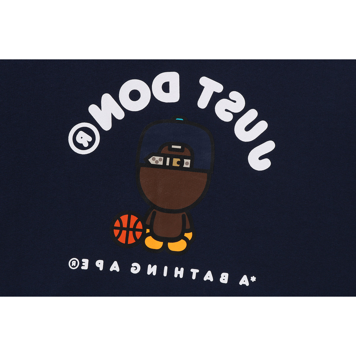 BAPE X JUST DON MILO RELAXED FIT PULLOVER HOODIE MENS