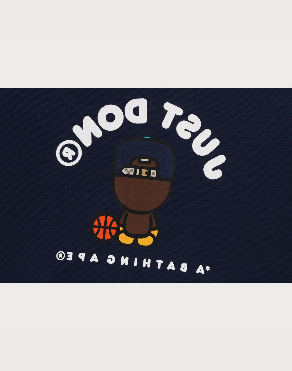 BAPE X JUST DON MILO RELAXED FIT PULLOVER HOODIE MENS