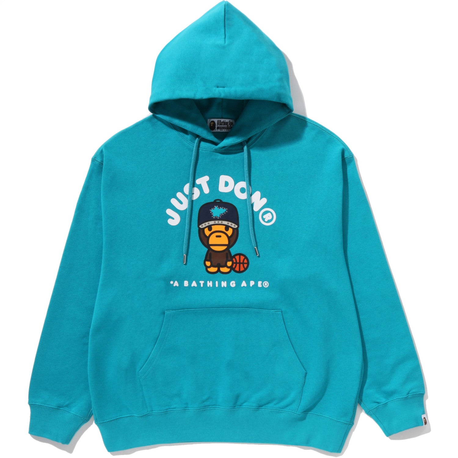 BAPE X JUST DON MILO RELAXED FIT PULLOVER HOODIE MENS