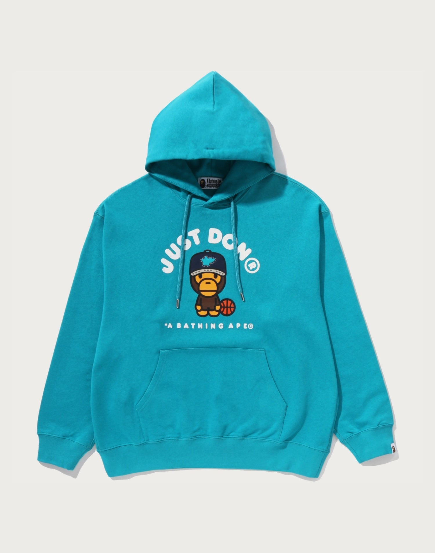 BAPE X JUST DON MILO RELAXED FIT PULLOVER HOODIE MENS