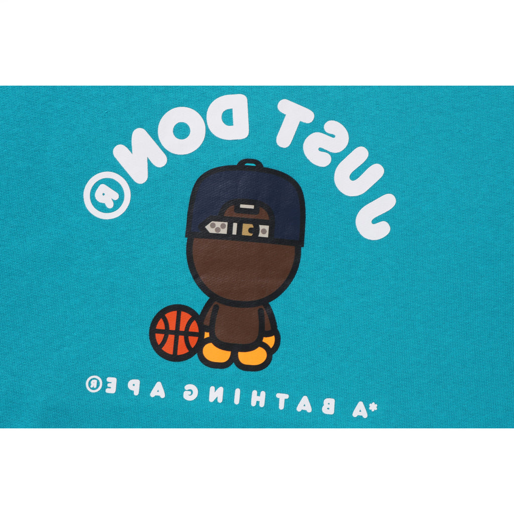 BAPE X JUST DON MILO RELAXED FIT PULLOVER HOODIE MENS