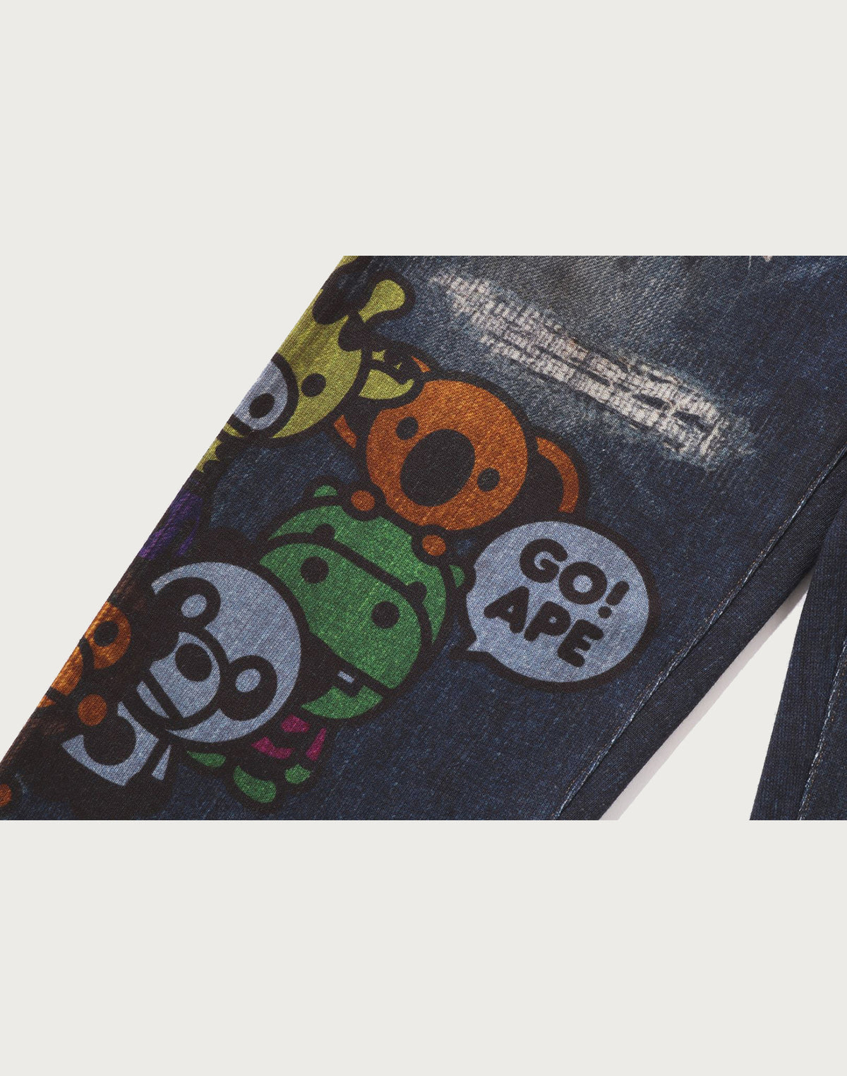 BABY MILO FRIENDS DENIM PRINT SWEAT PANTS KIDS