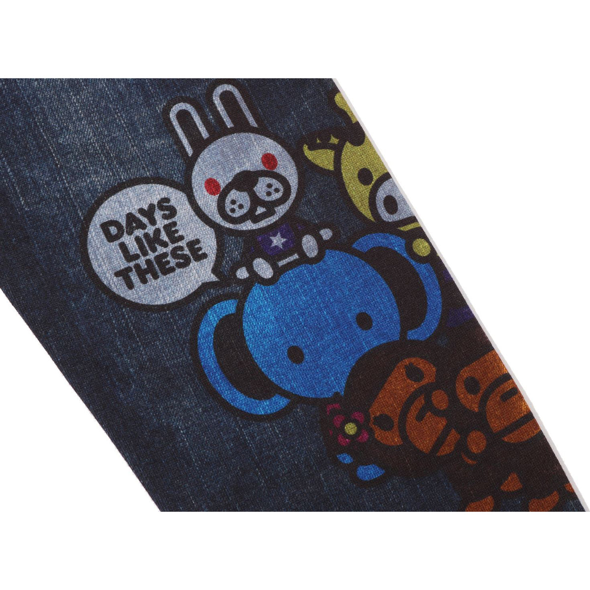 BABY MILO FRIENDS DENIM PRINT SWEAT PANTS KIDS