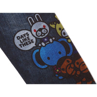 BABY MILO FRIENDS DENIM PRINT SWEAT PANTS KIDS