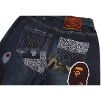 BABY MILO FRIENDS DENIM PRINT SWEAT PANTS KIDS