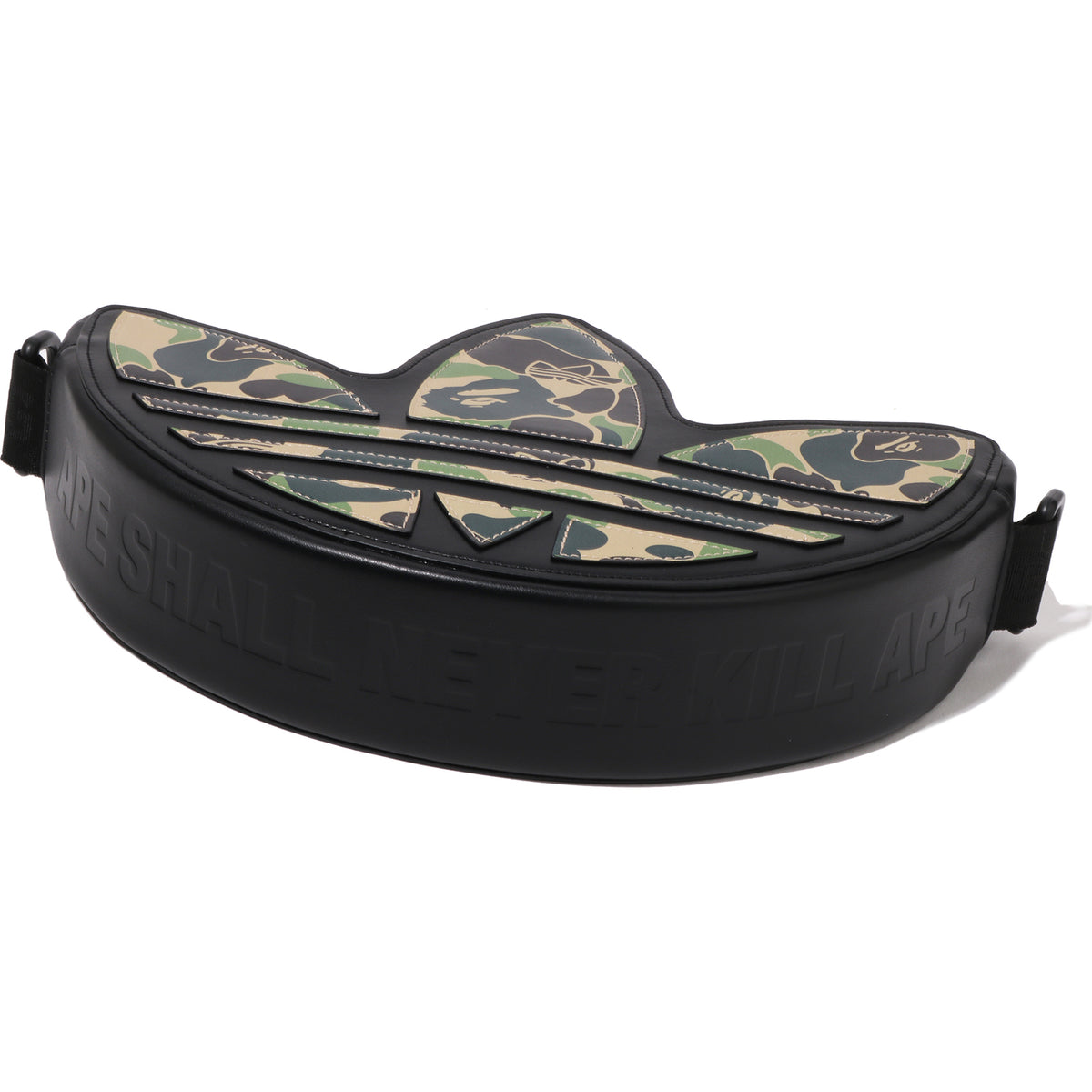 BAPE X ADIDAS CAMO TREFOIL SHOULDER BAG MENS