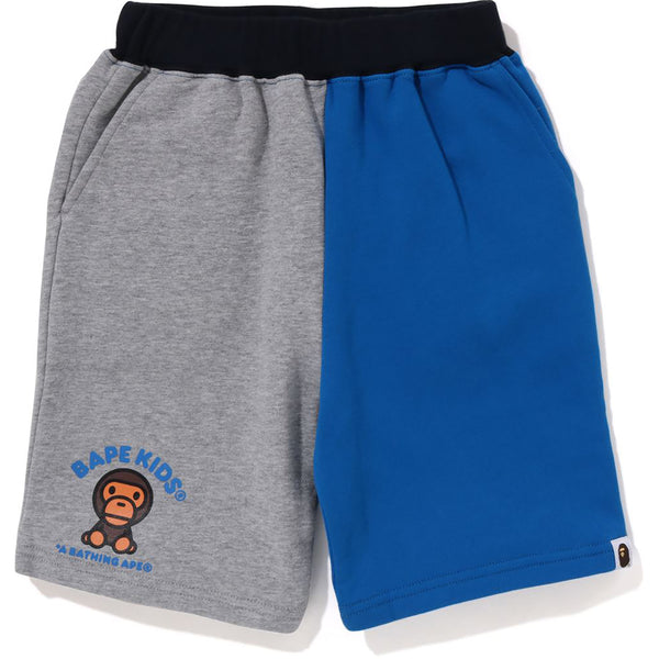 BABY MILO COLOR BLOCK SWEAT SHORTS KIDS | us.bape.com