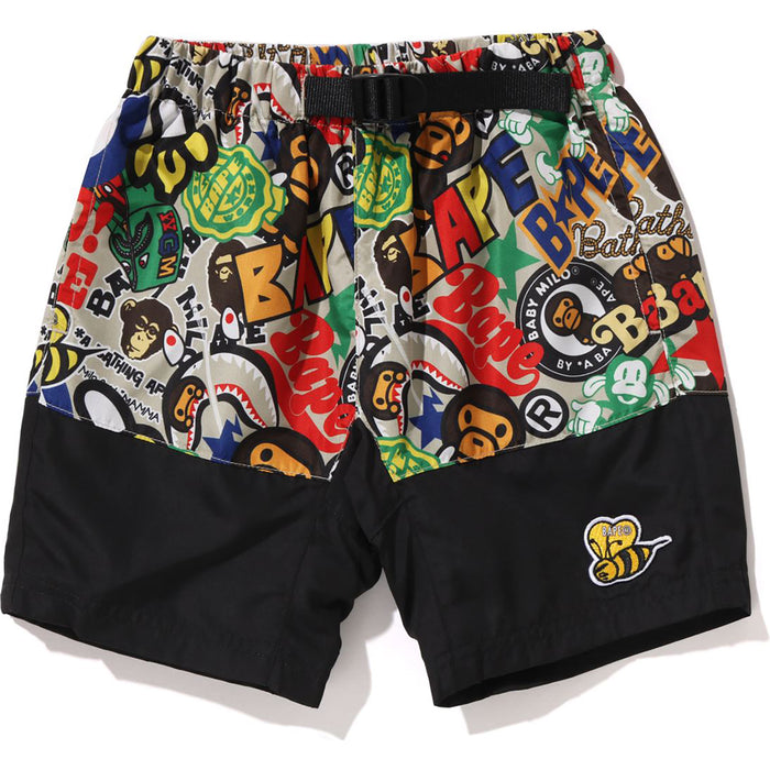 BAPE MILO ASSORTED CLIMBING SHORTS KIDS
