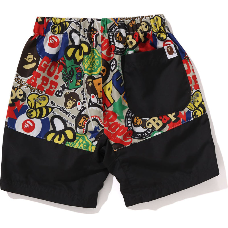 BAPE MILO ASSORTED CLIMBING SHORTS KIDS