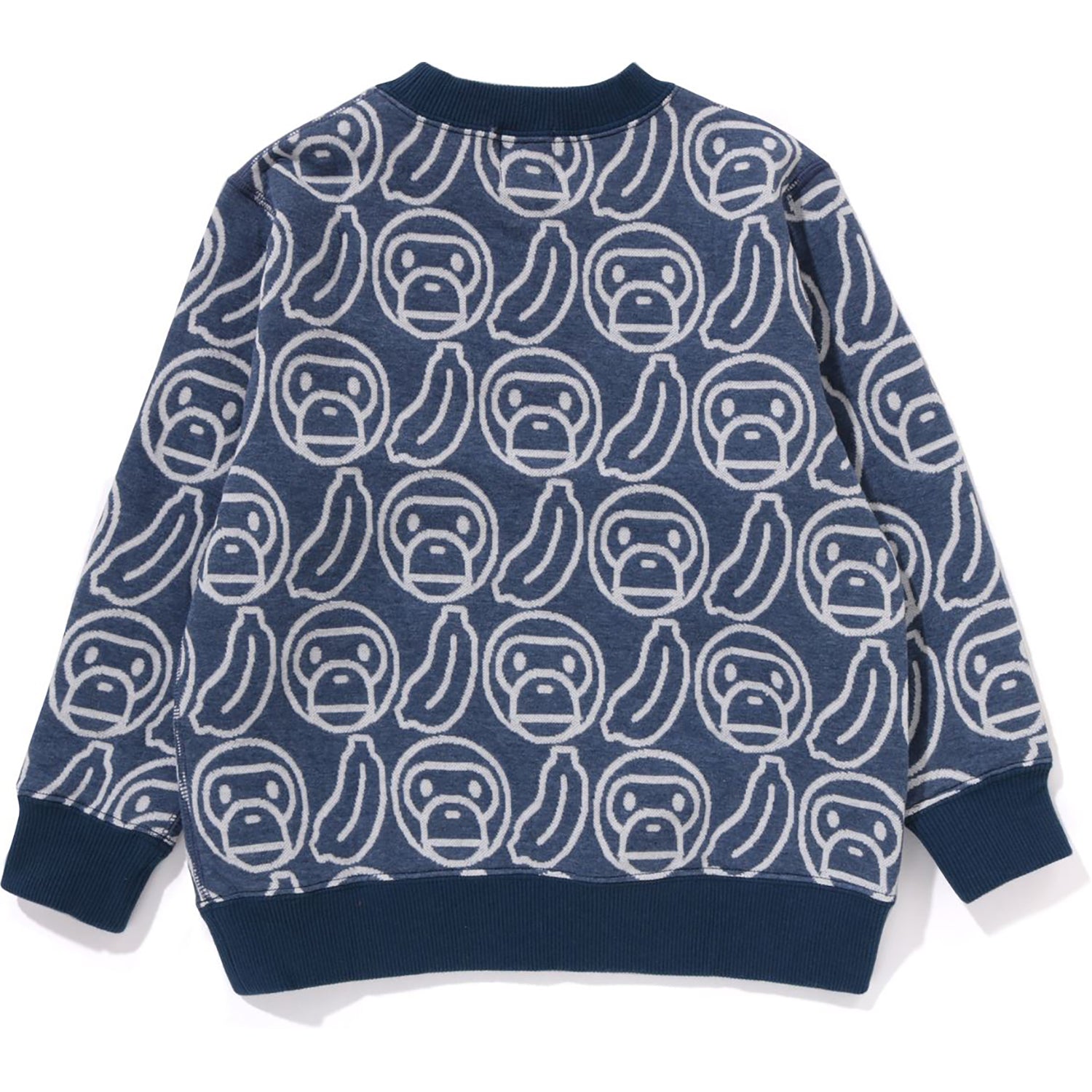 BANANA MILO KNIT JACQUARD CREWNECK SWEATSHIRT KIDS – us.bape.com