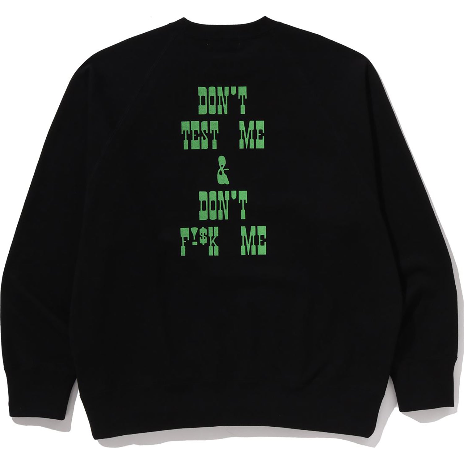 MILO BORG RELAXED FIT CREWNECK SWEATSHIRT MENS – us.bape.com