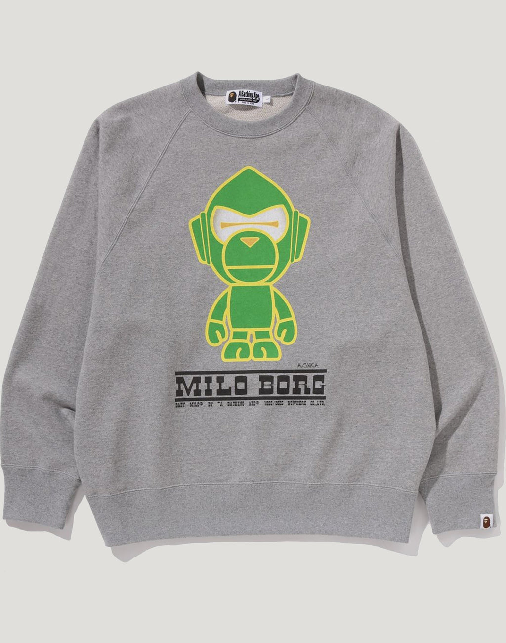 MILO BORG RELAXED FIT CREWNECK SWEATSHIRT MENS