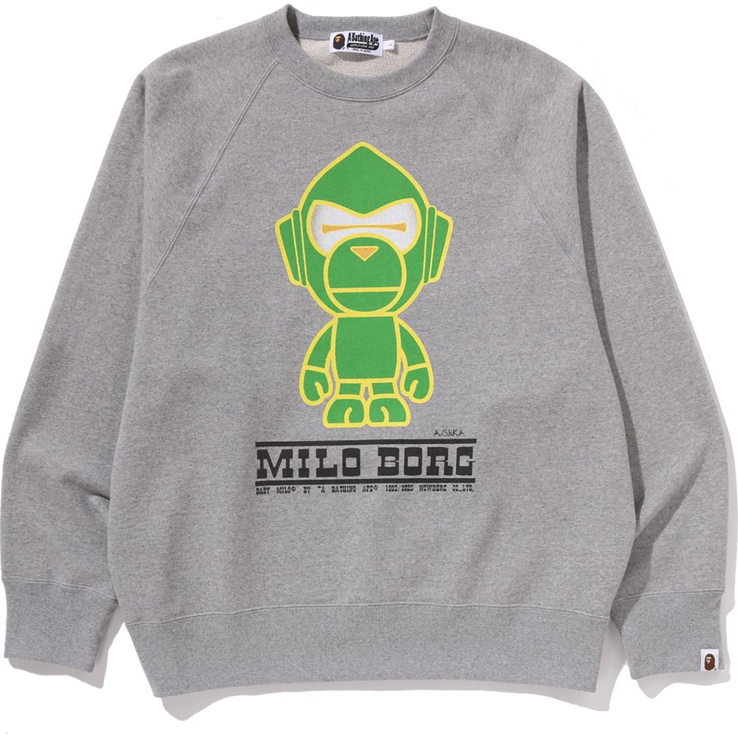 MILO BORG RELAXED FIT CREWNECK SWEATSHIRT MENS