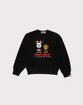 BAPE X DISNEY MINNIE MOUSE BABY MILO CREWNECK SWEATSHIRT LADIES