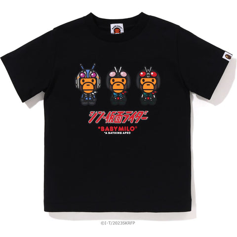 BAPE X SHIN KAMEN RIDER #2 BABY MILO TEE KIDS