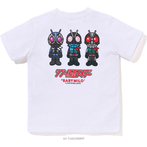 BAPE X SHIN KAMEN RIDER #2 BABY MILO TEE KIDS