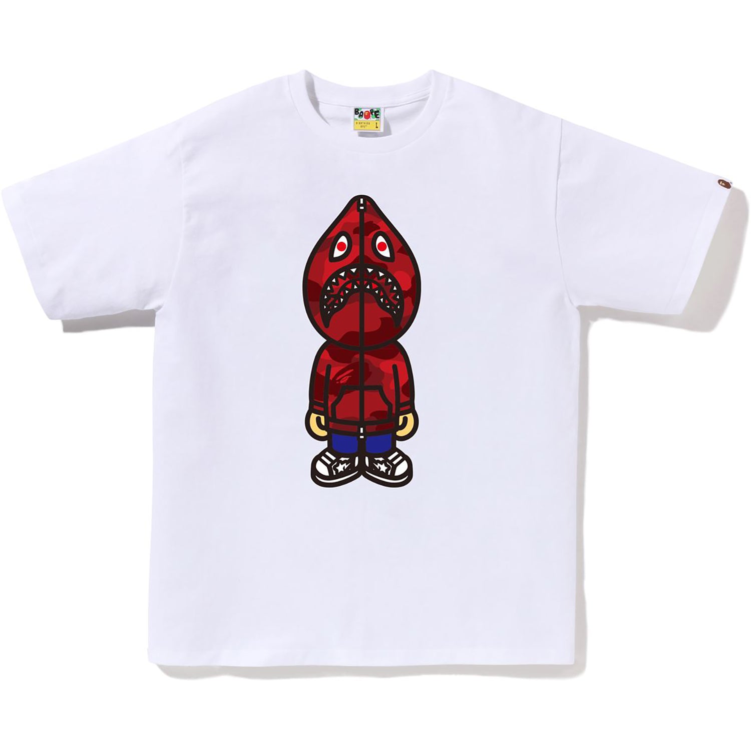 BAPE BABY MILO  APE shark tee tシャツ　2XL A BATHING APE Men's BAPE x JOSHUA VIDES MILO SHARK TEE
