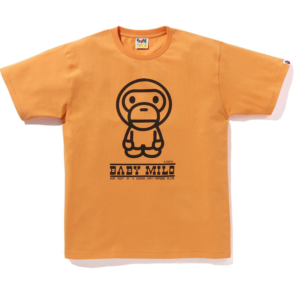 Bape best sale orange shirt