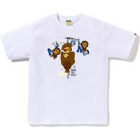 BAPE CHECK COLLEGE MILO TEE MENS