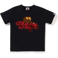 COLOR CAMO MILO ON BAPE TEE KIDS