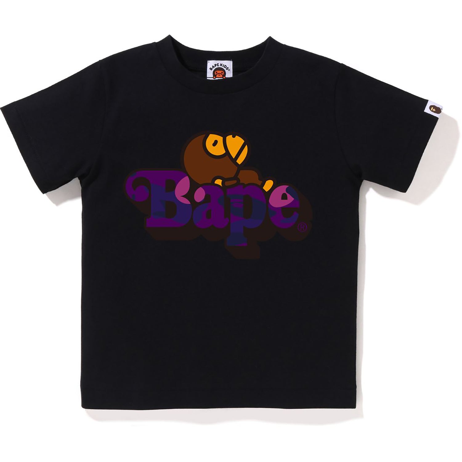 Bape t shirt purple best sale