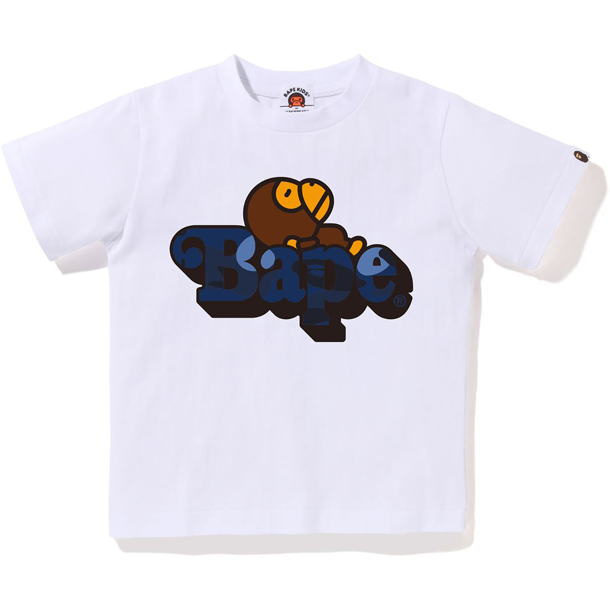 COLOR CAMO MILO ON BAPE TEE KIDS