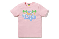 PALM TREE PATTERN MILO ON BAPE TEE LADIES