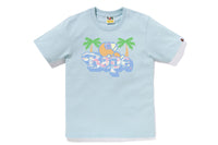 PALM TREE PATTERN MILO ON BAPE TEE LADIES