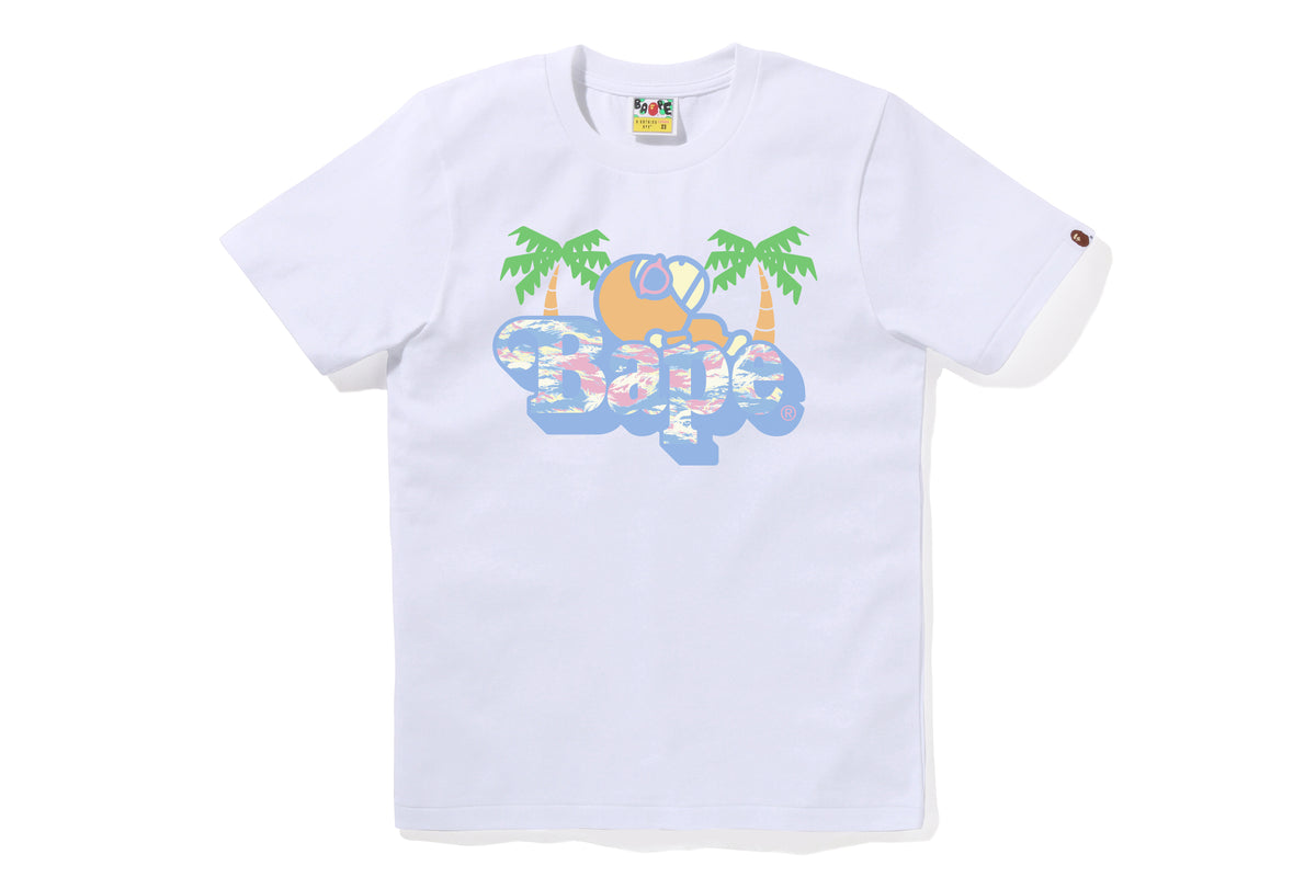 PALM TREE PATTERN MILO ON BAPE TEE LADIES