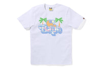 PALM TREE PATTERN MILO ON BAPE TEE LADIES